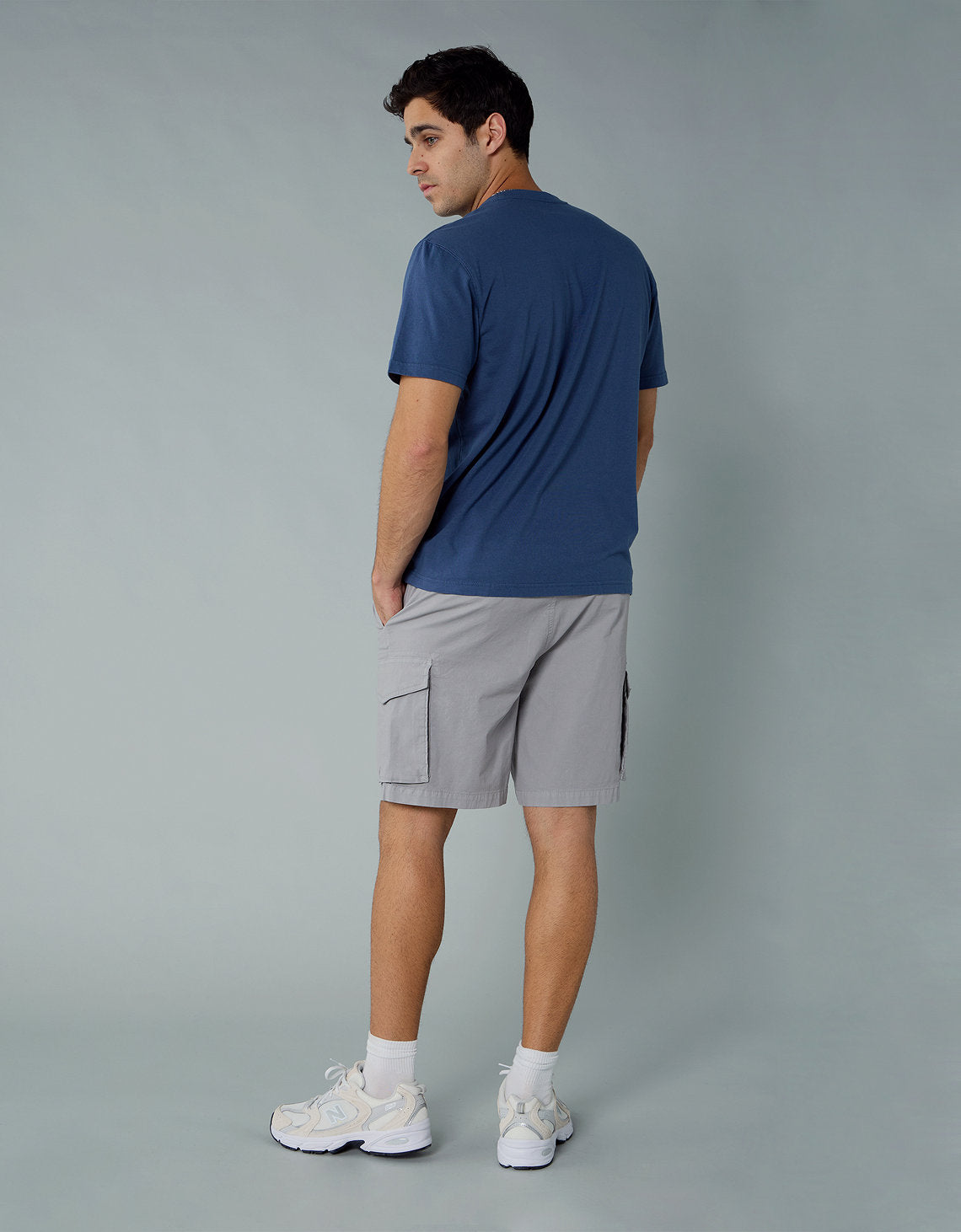 Polo sin Cuello Manga Corta Ae - Azul 1164_1539_405_ob