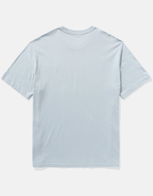 Polo sin Cuello Manga Corta Ae - Azul