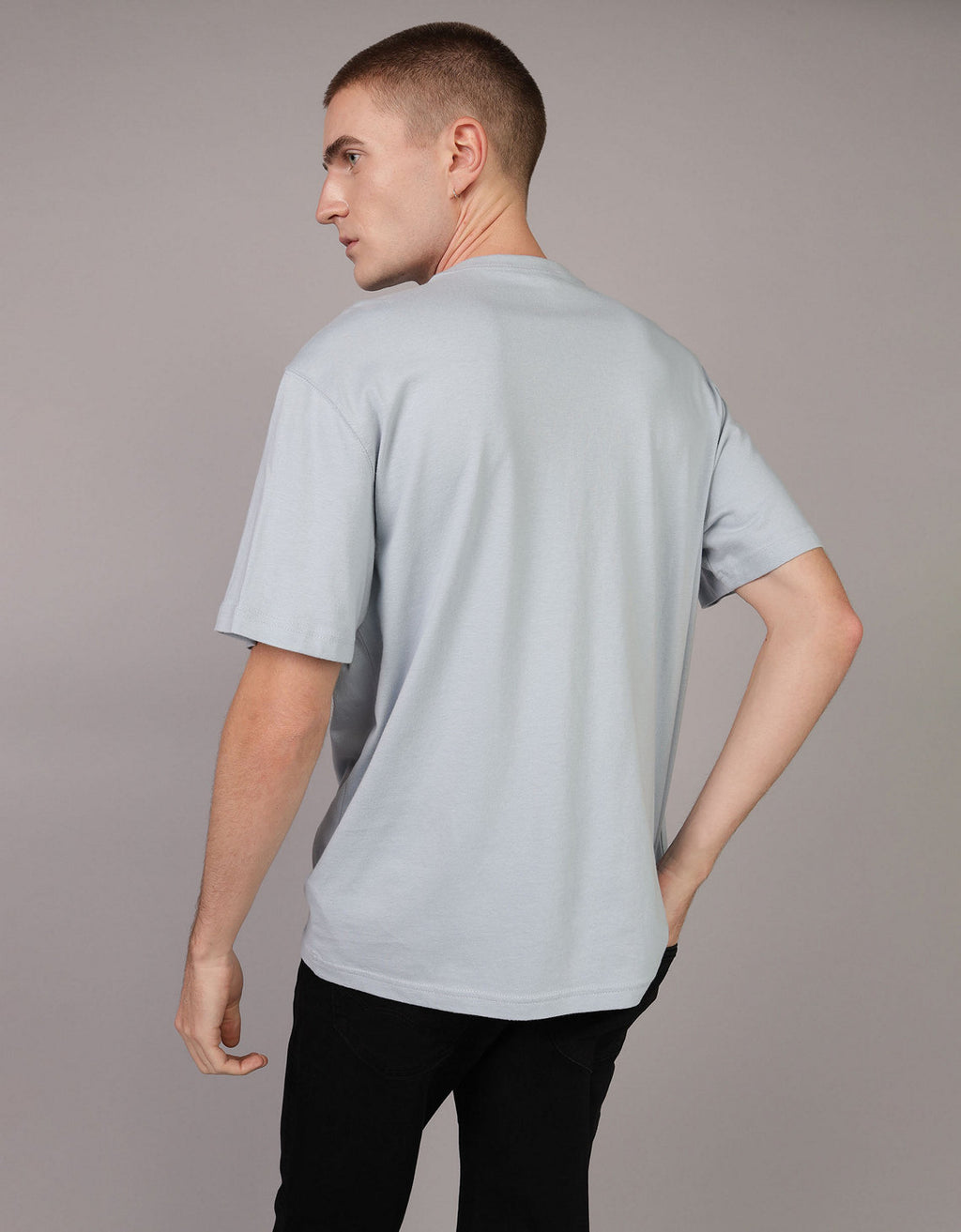 Polo sin Cuello Manga Corta Ae - Azul 1164_1539_409_ob