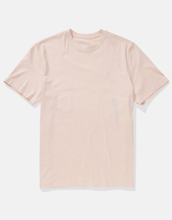 Polo sin Cuello Manga Corta Ae - Rosa