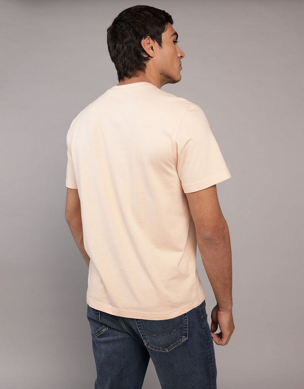 Polo sin Cuello Manga Corta Ae - Rosa