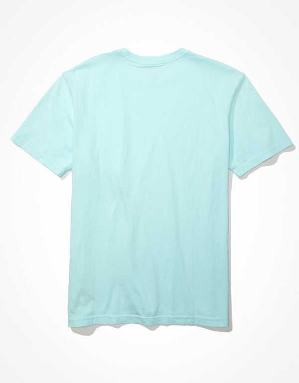 Polo sin Cuello Ae Leyenda súper suave - Azul