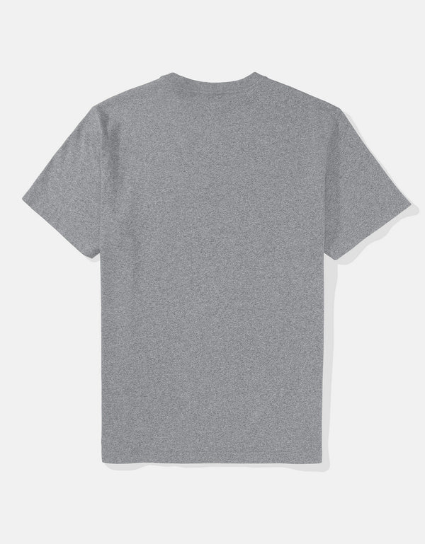 Polo sin Cuello Lived-In Manga Corta Ae - Gris