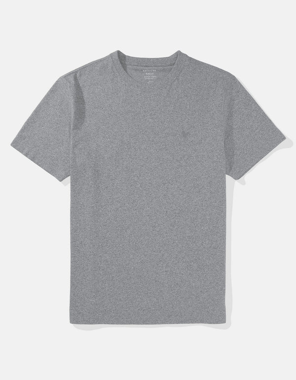 Polo sin Cuello Lived-In Manga Corta Ae - Gris