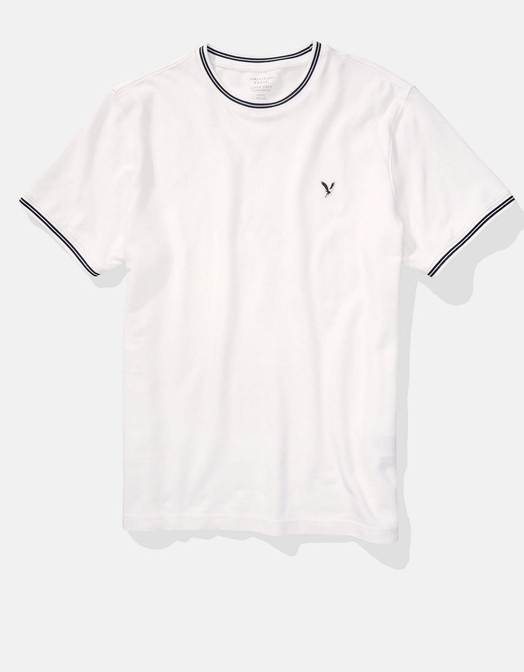Polo sin Cuello Piqué Flex de Ae - Blanco 1164_3090_100_f