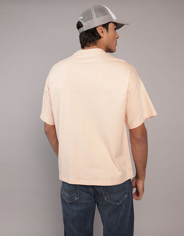 Polo sin Cuello Oversized Ae - Rosa