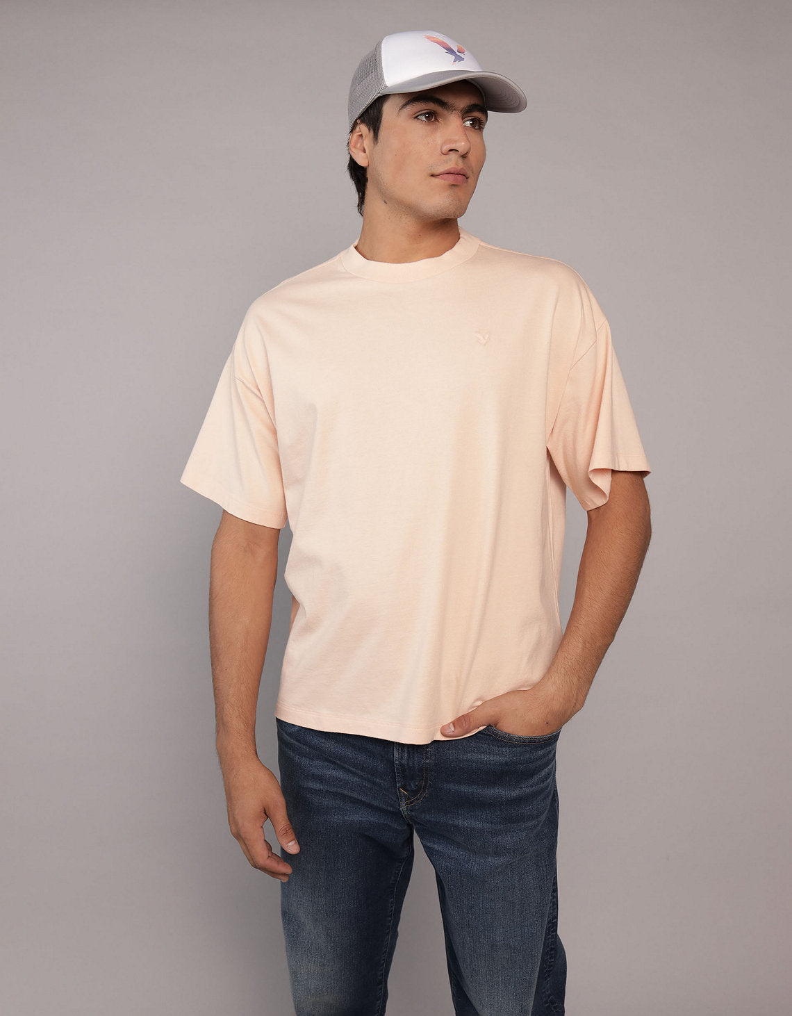 Polo sin Cuello Oversized Ae - Rosa 1164_3664_837_of