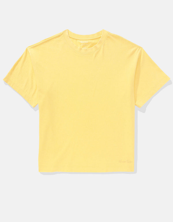 Polo sin Cuello AE x Manuel Turizo de Hombre - Amarillo
