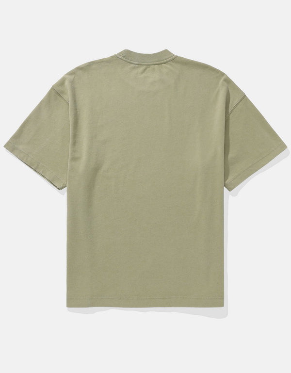 Polo sin Cuello de punto afelpado Ae Boxy - Verde