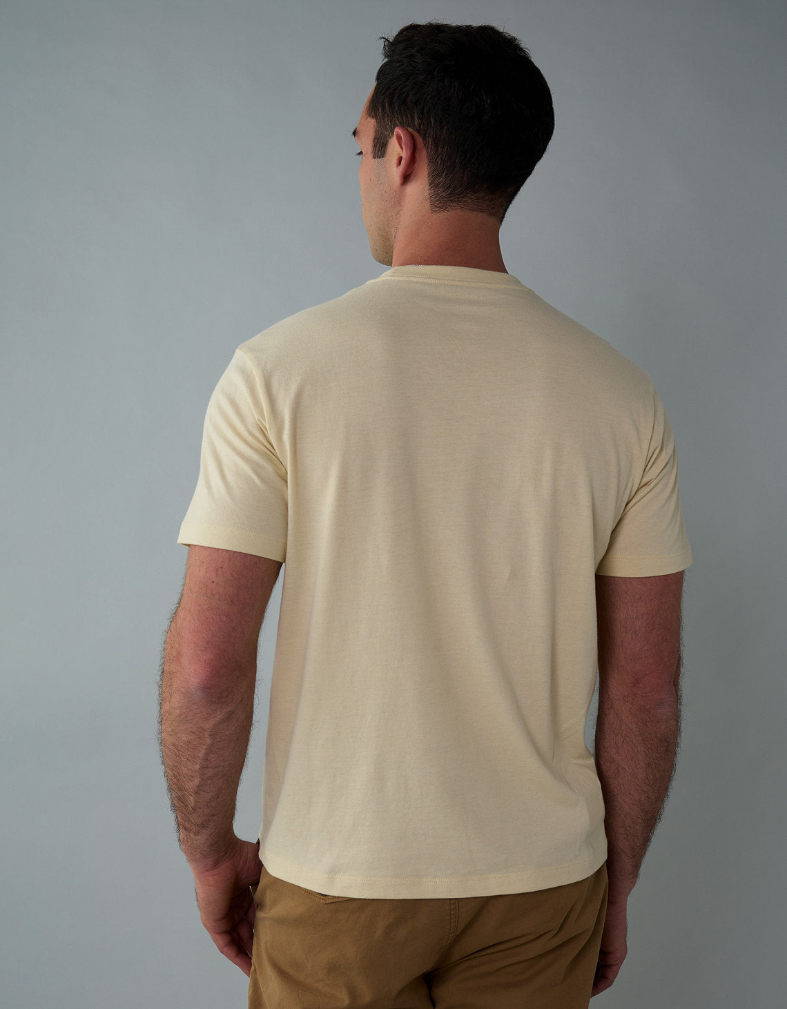 Polo sin Cuello manga corta básica de hombre AE - Generico 1164_4339_106_ob