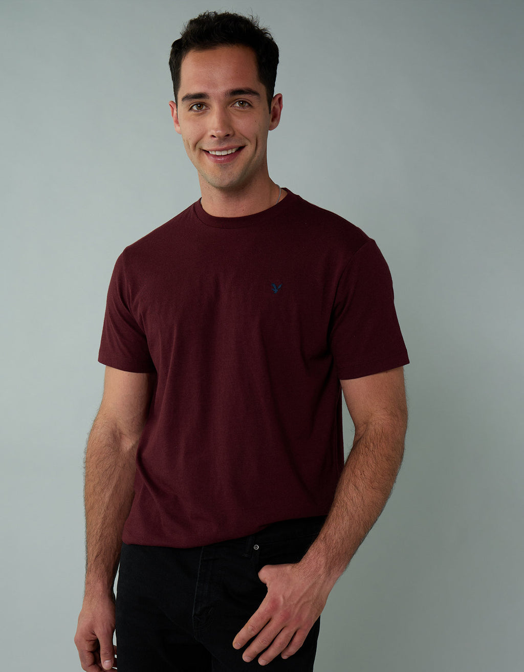 Polo sin Cuello manga corta básica de hombre AE - Generico 1164_4339_604_of