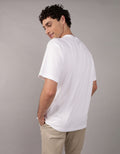 Polo sin Cuello Básica Manga Corta Hombre AE - Blanco 1164_4340_100_ob