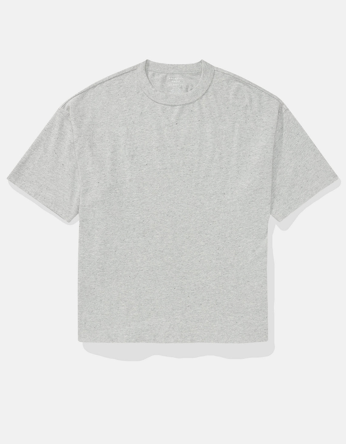 Polo sin Cuello Oversized Ae - Gris 1164_4565_092_f
