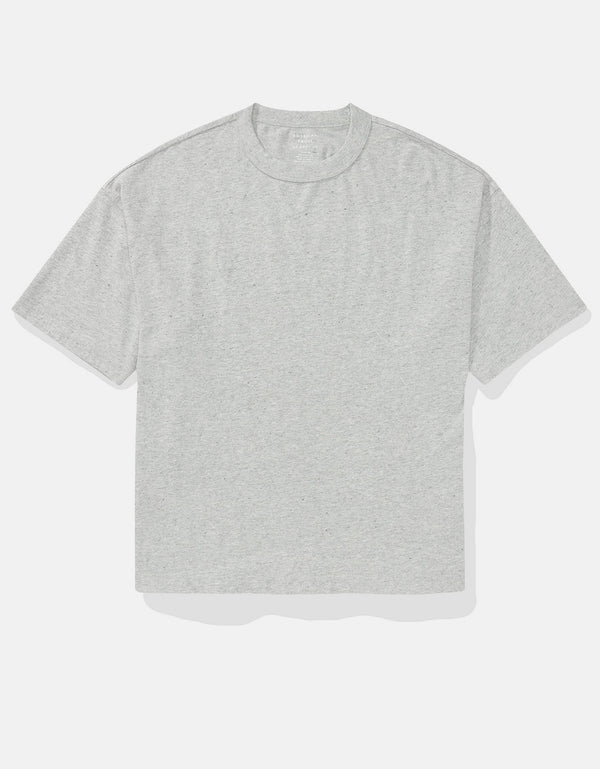 Polo sin Cuello Oversized Ae - Gris