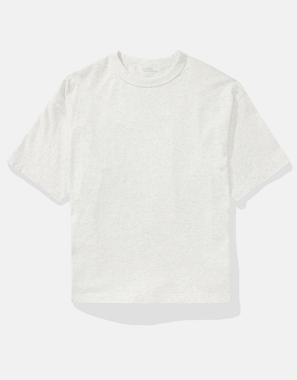 Polo sin Cuello Oversized Ae - Blanco