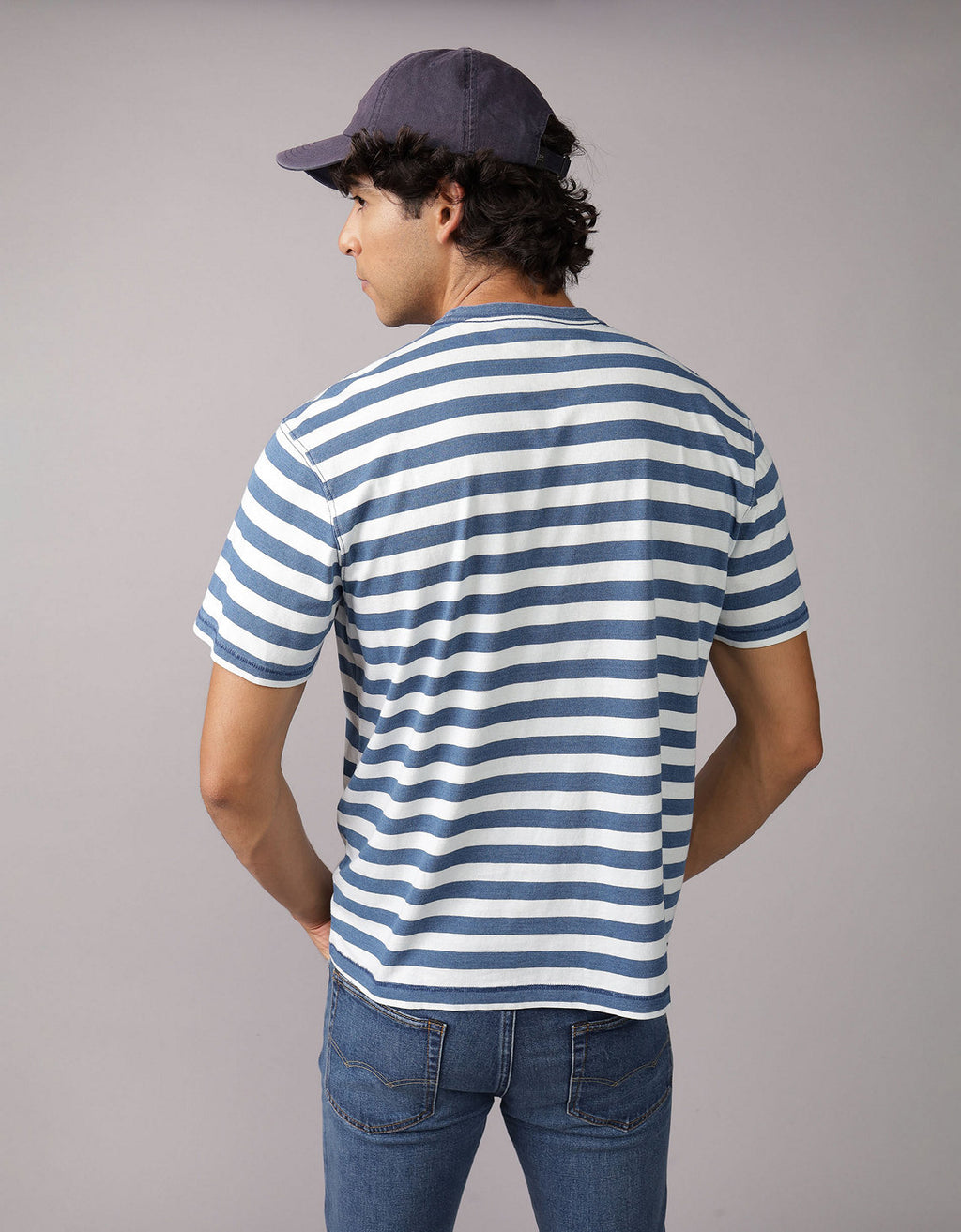 Polo sin Cuello a rayas - Azul 1164_4738_400_ob