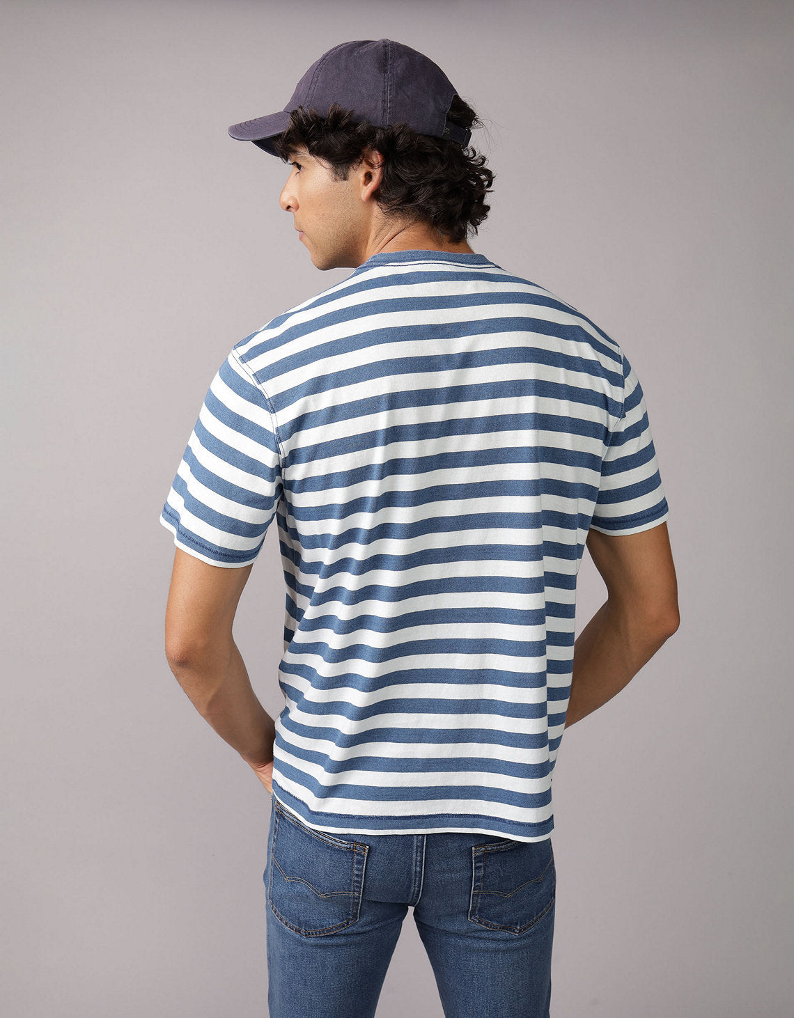 Polo sin Cuello a rayas - Azul 1164_4738_400_ob