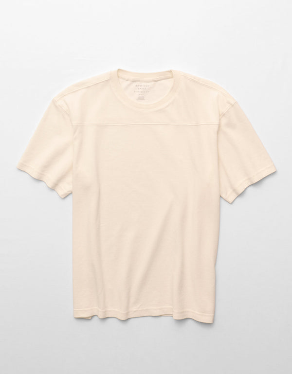 Camiseta Piqué de Manga Corta Ae - Blanco