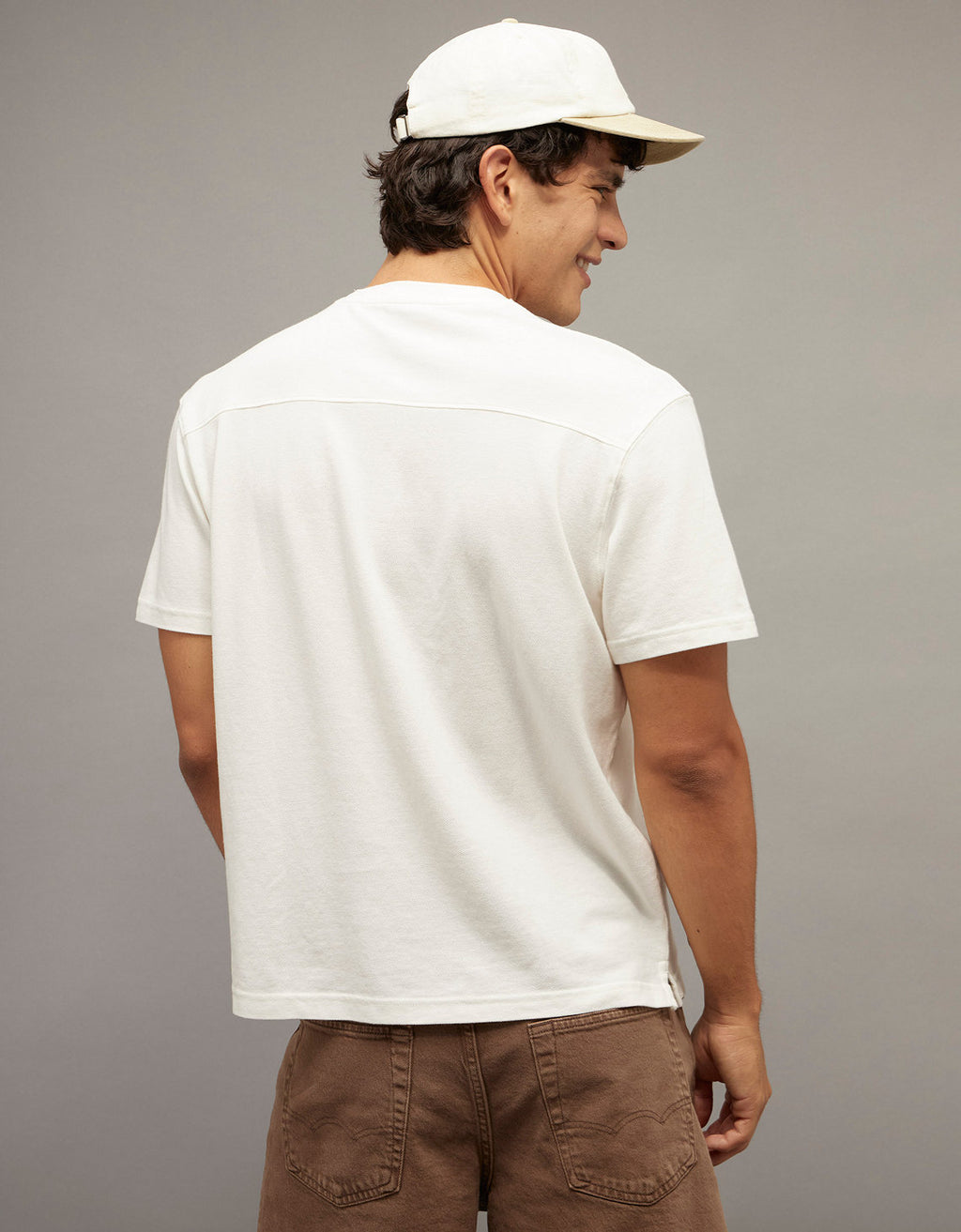 Camiseta Piqué de Manga Corta Ae - Blanco 1164_5185_101_ob