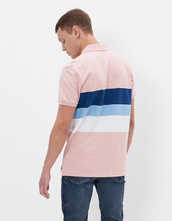 Polo sin Cuello AE con cuello - Rosa
