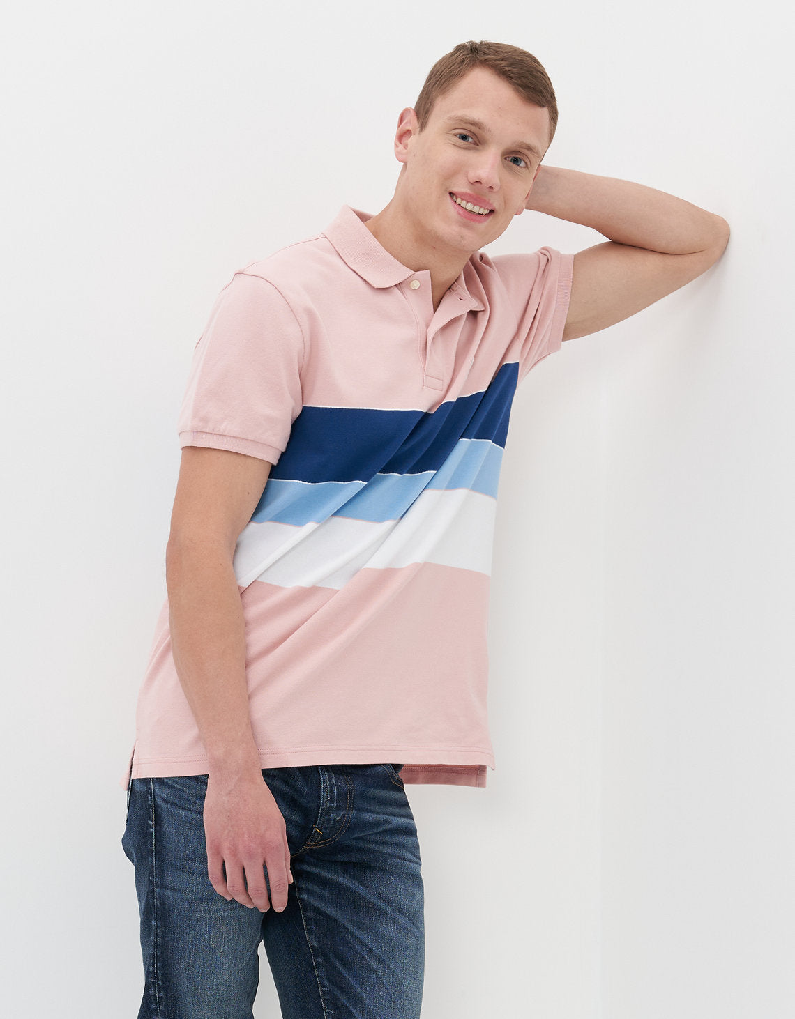 Polo sin Cuello AE con cuello - Rosa 1165_2871_169_of