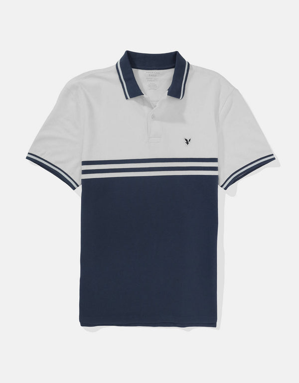 Polo sin Cuello Ae tipo polo - Azul