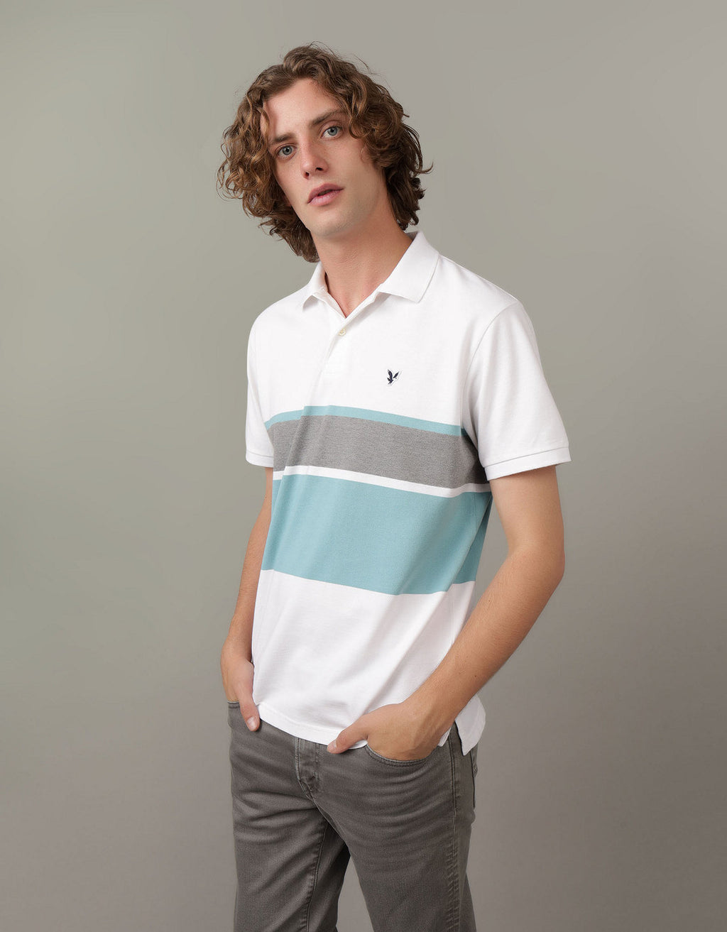 Polo sin Cuello Ae tipo polo - Verde 1165_3639_395_of