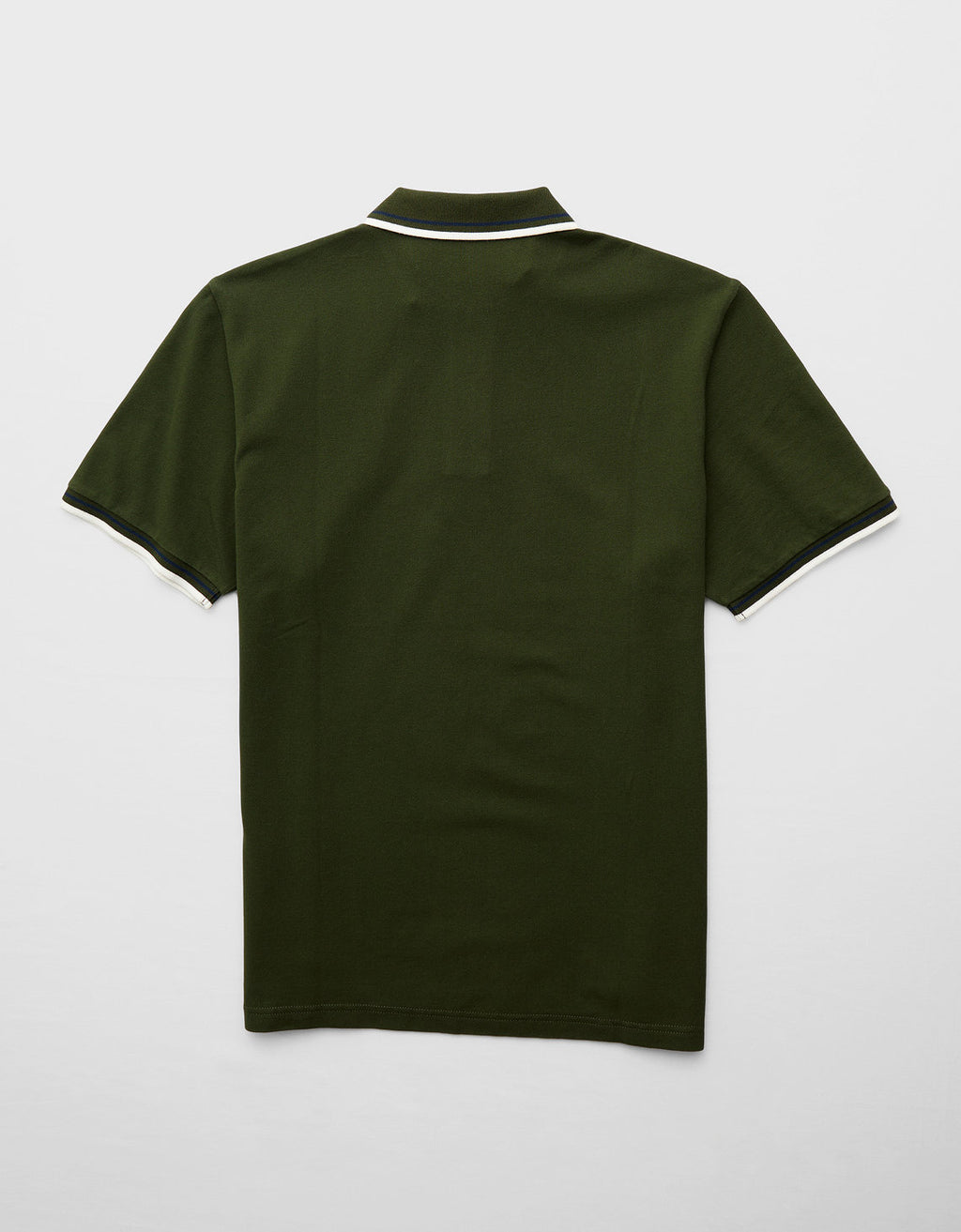 Polo de Piqué Elástico con Detalles en Contraste - Verde 1165_4401_350_b