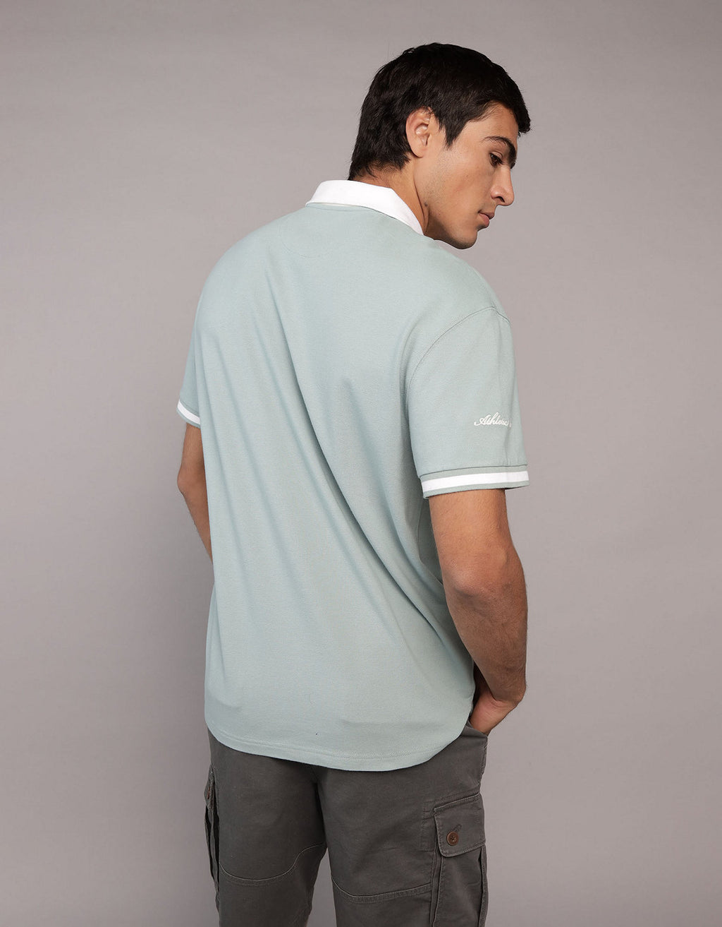 Polo sin Cuello Polo con Logo Ae - Generico 1165_4405_333_ob