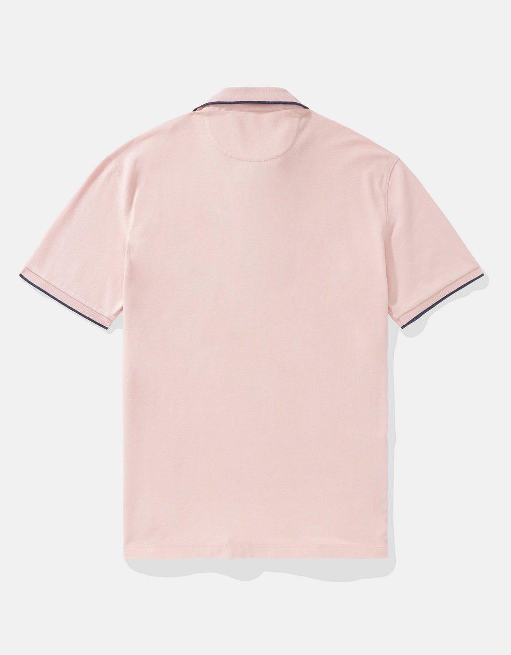 Polo de Piqué Elástico con Apariencia Desgastada para Hombre - Rosa 1165_4559_615_b