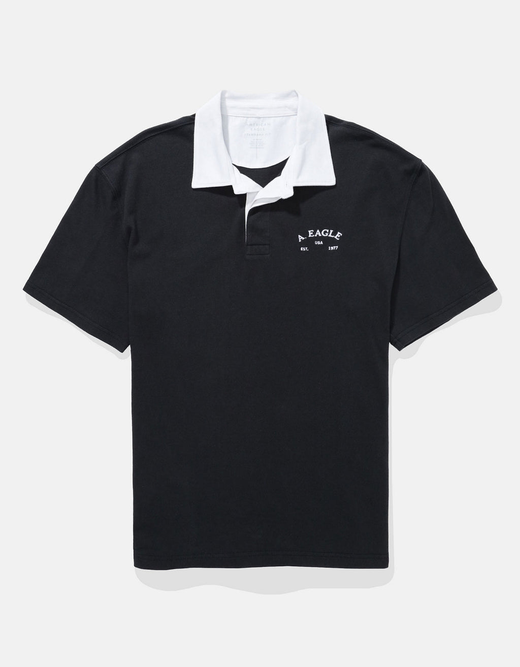 Polo Piqué Gráfico Ae - Negro 1165_4881_167_f