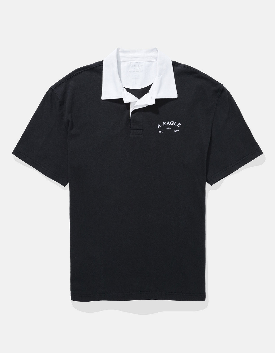 Polo Piqué Gráfico Ae - Negro 1165_4881_167_f