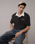 Polo Piqué Gráfico Ae - Negro 1165_4881_167_of