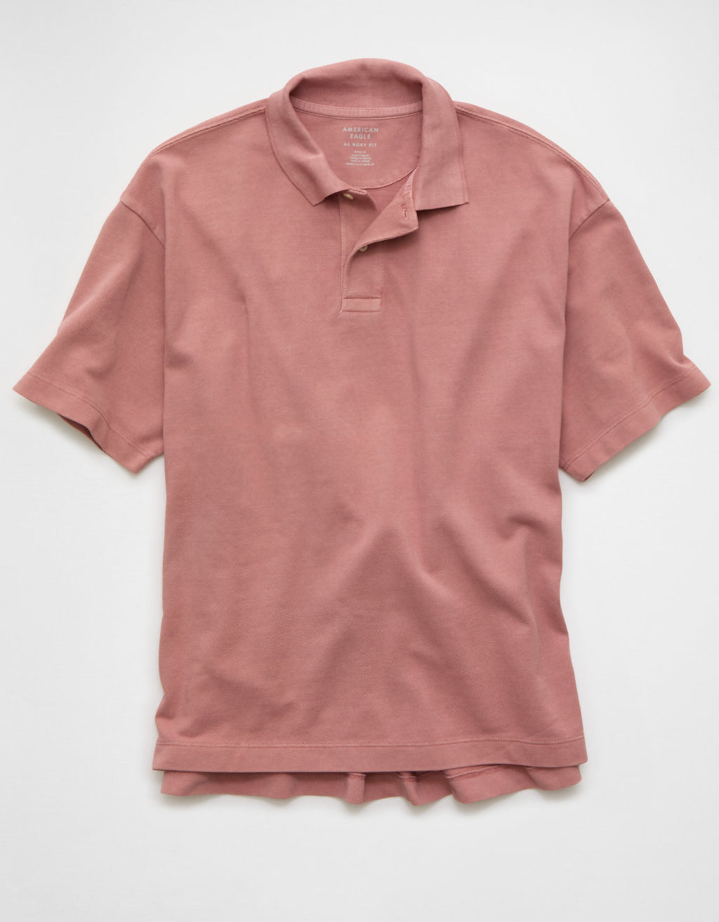 Camiseta Tipo Polo Boxy Ae - Rosa 1165_4983_639_f