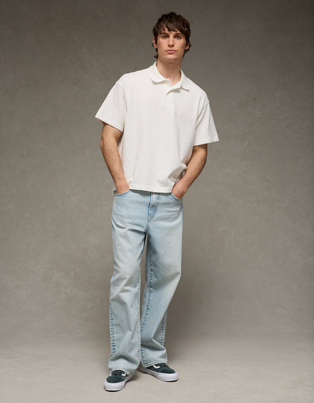Camiseta Polo Boxy Ae - Blanco 1165_5093_100_os