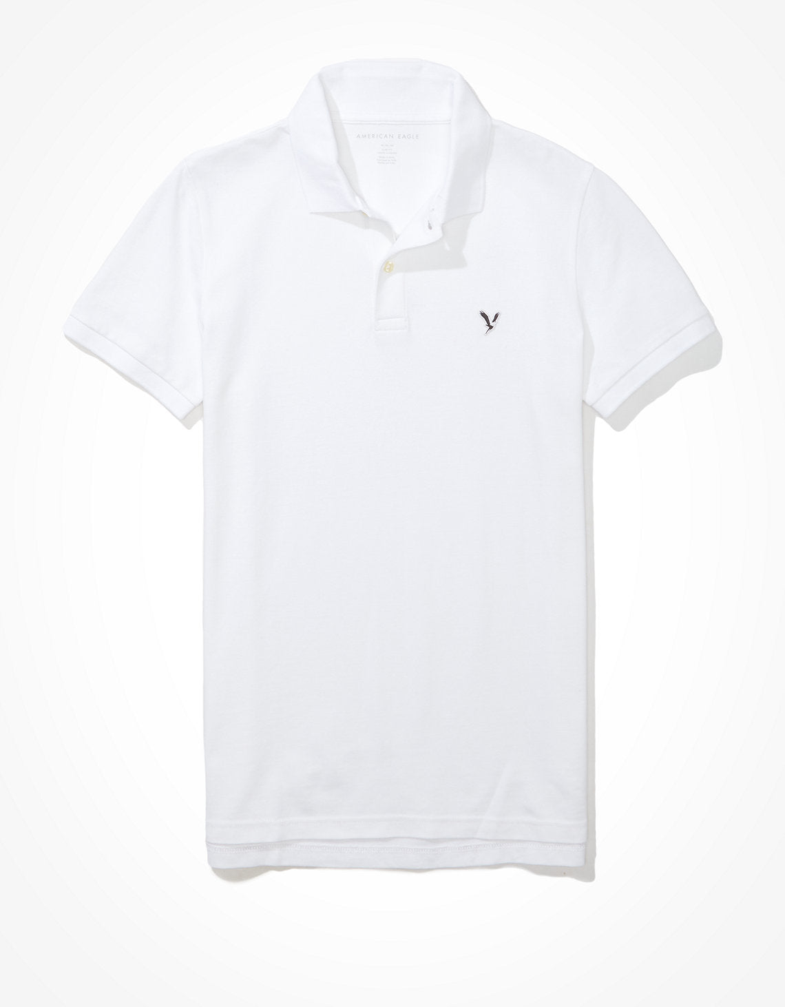 Polo en Tejido Piqué Slim Fit para Hombre - Blanco 1165_9146_100_f