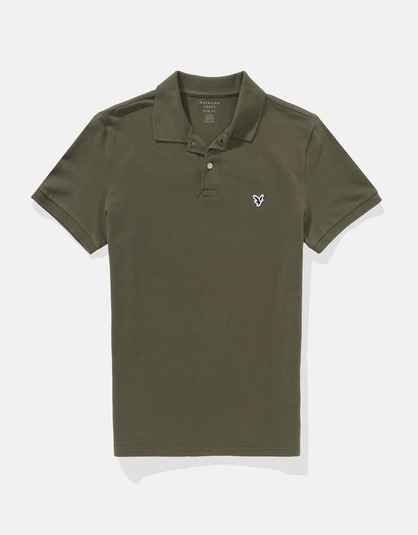 Polo en Tejido Piqué Slim Fit para Hombre - Generico