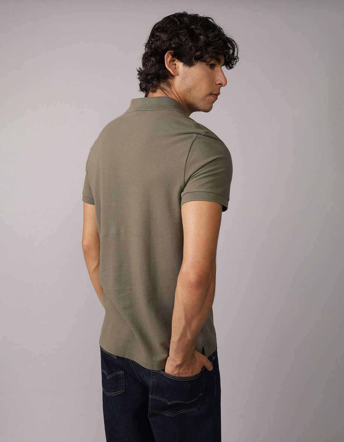 Polo en Tejido Piqué Slim Fit para Hombre - Generico 1165_9146_306_ob