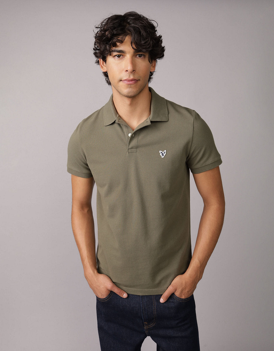 Polo en Tejido Piqué Slim Fit para Hombre - Generico 1165_9146_306_of
