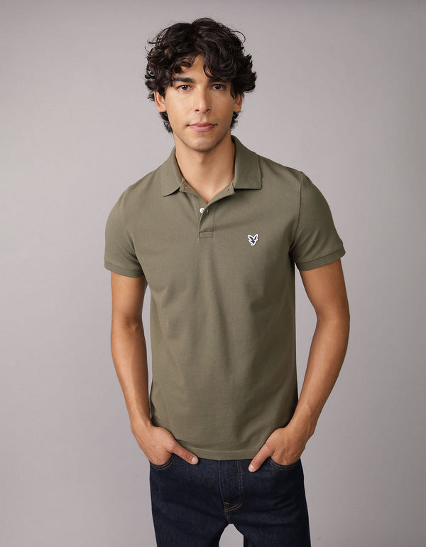 Polo en Tejido Piqué Slim Fit para Hombre - Generico