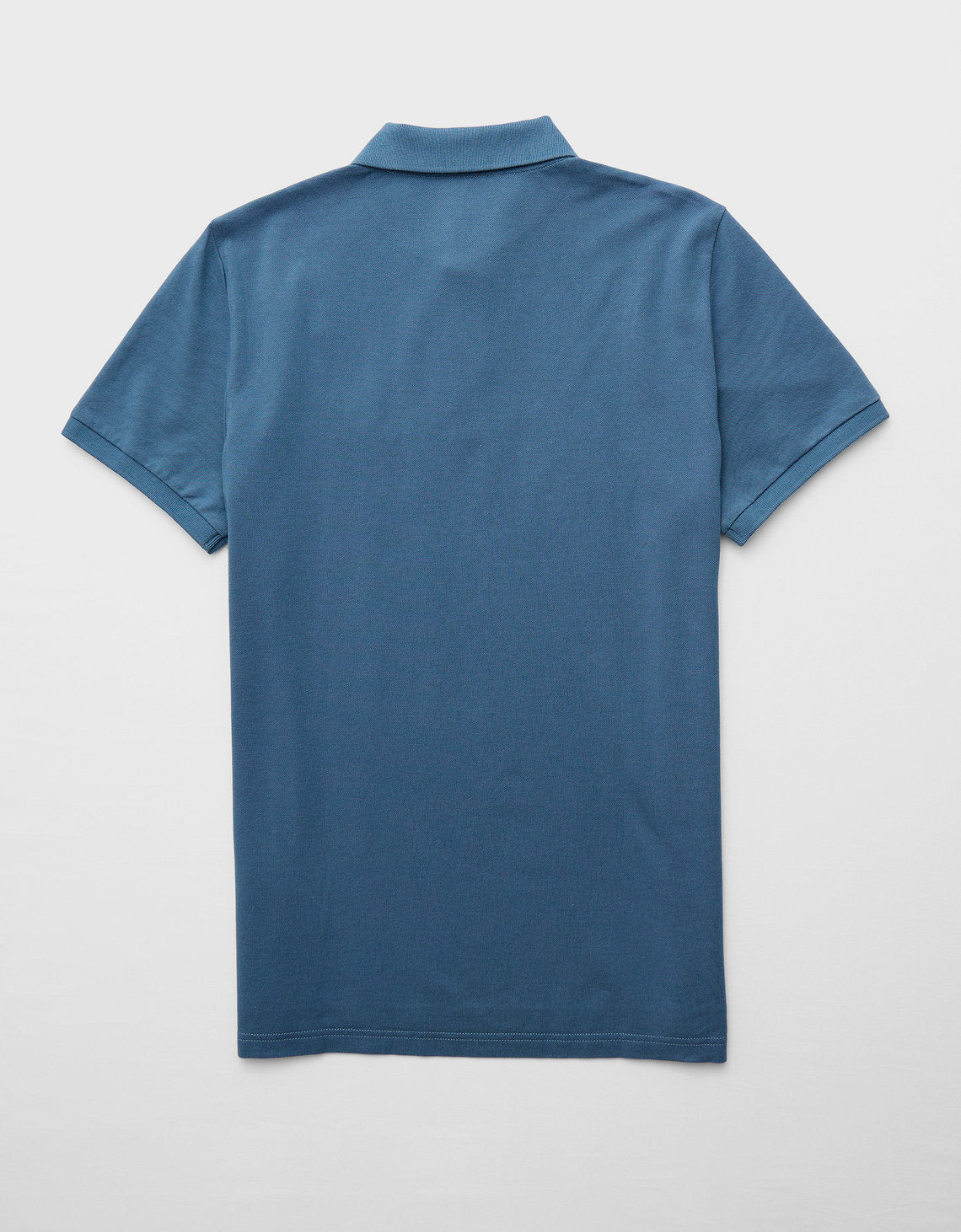 Polo en Tejido Piqué Slim Fit para Hombre - Azul 1165_9146_405_b