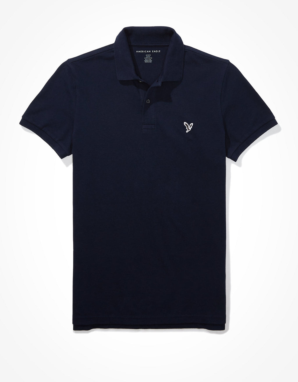 Polo en Tejido Piqué Slim Fit para Hombre - Azul 1165_9146_410_f
