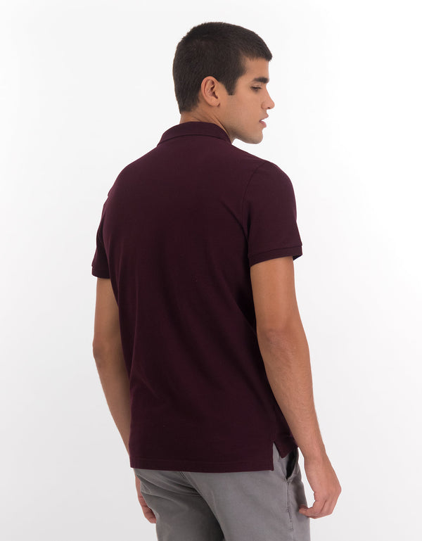 Polo en Tejido Piqué Slim Fit para Hombre - Generico