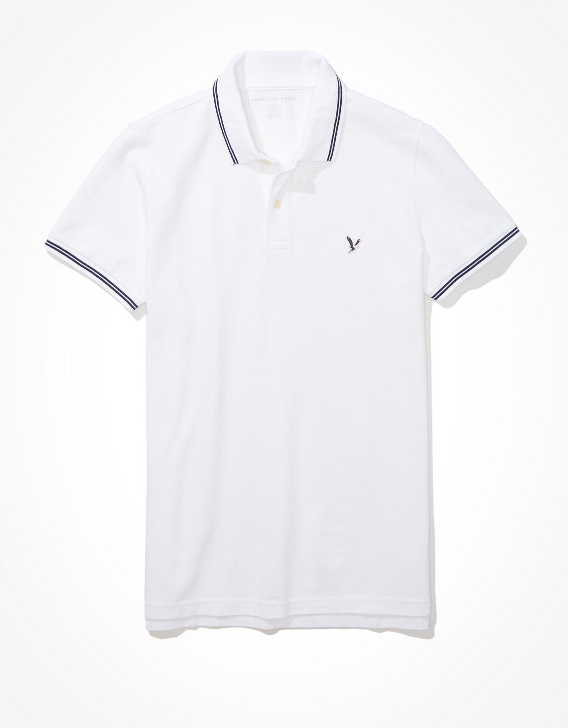 Polo sin Cuello Tipo Polo Clásica Ae - Blanco 1165_9150_100_f