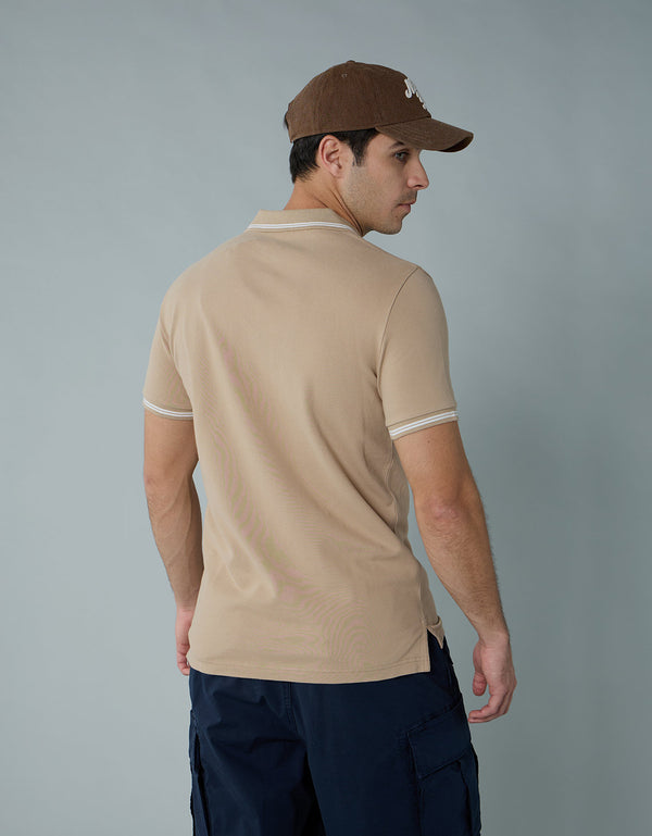 Polo sin Cuello Tipo Polo Clásica Ae - Generico