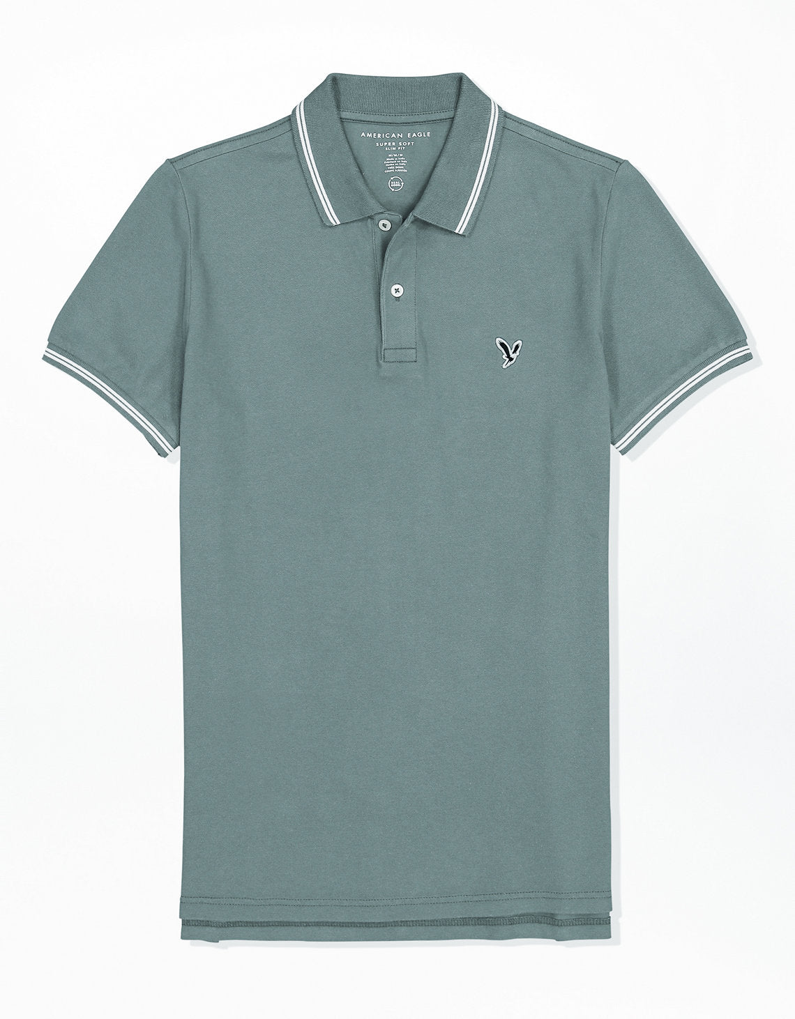 Polo sin Cuello Tipo Polo Clásica Ae - Verde 1165_9150_300_f
