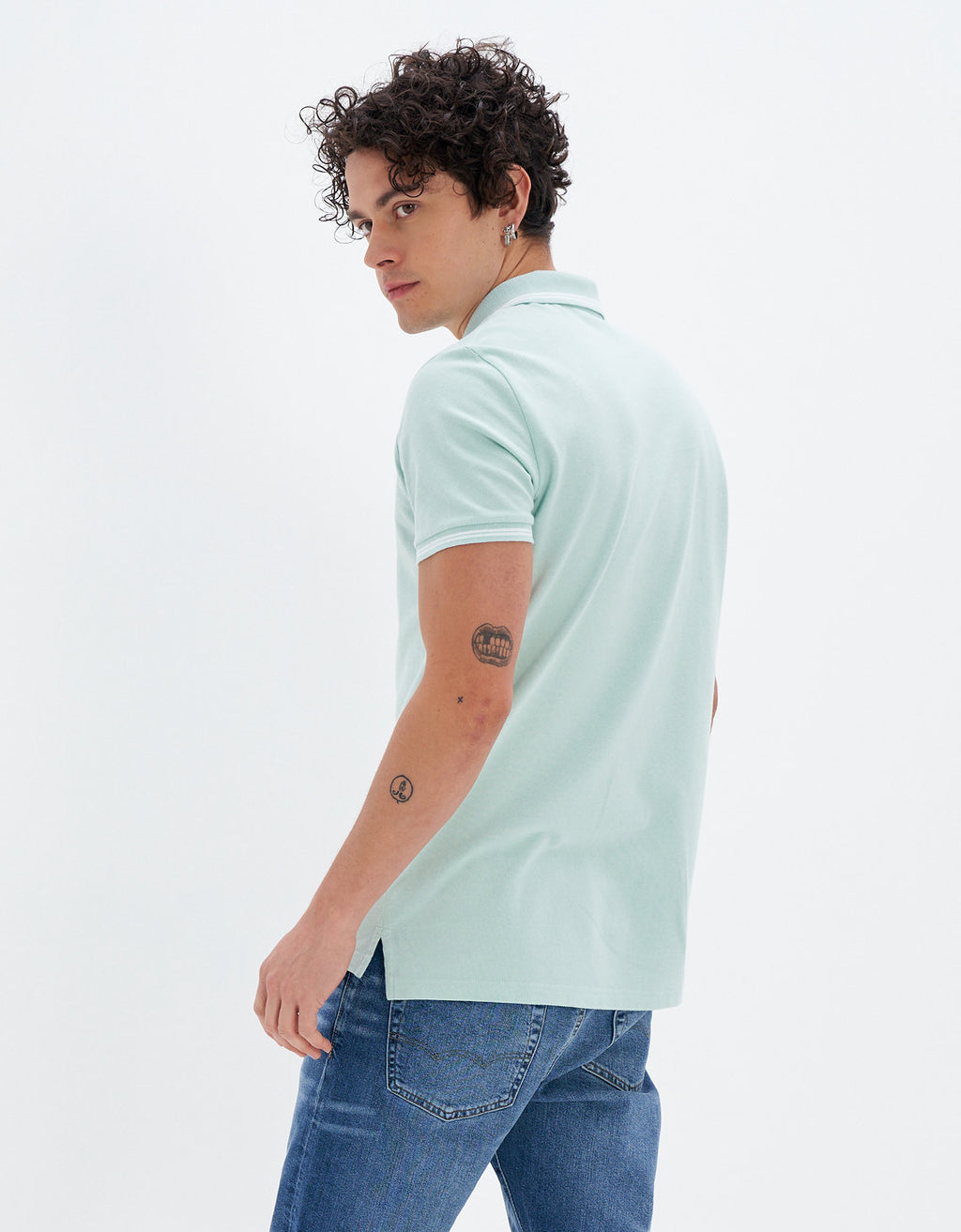 Polo sin Cuello Tipo Polo Clásica Ae - Generico 1165_9150_313_ob