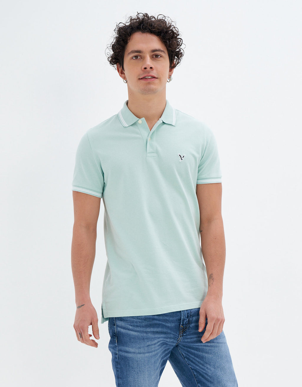 Polo sin Cuello Tipo Polo Clásica Ae - Generico 1165_9150_313_of