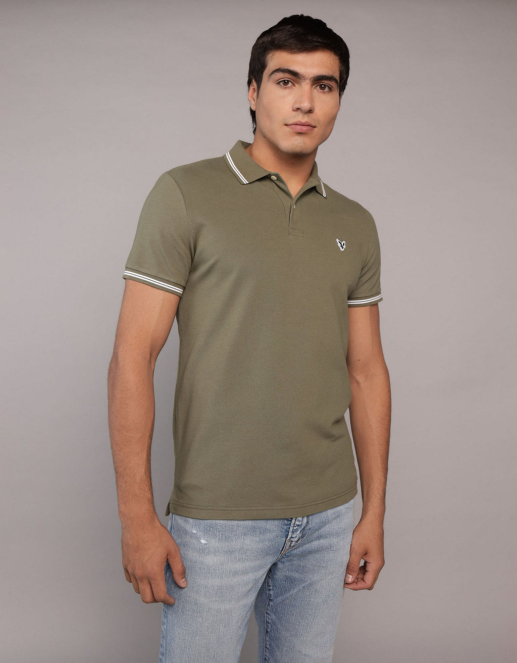 Polo sin Cuello Tipo Polo Clásica Ae - Generico 1165_9150_373_of