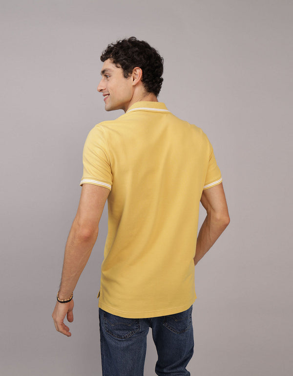 Polo sin Cuello Tipo Polo Clásica Ae - Dorado